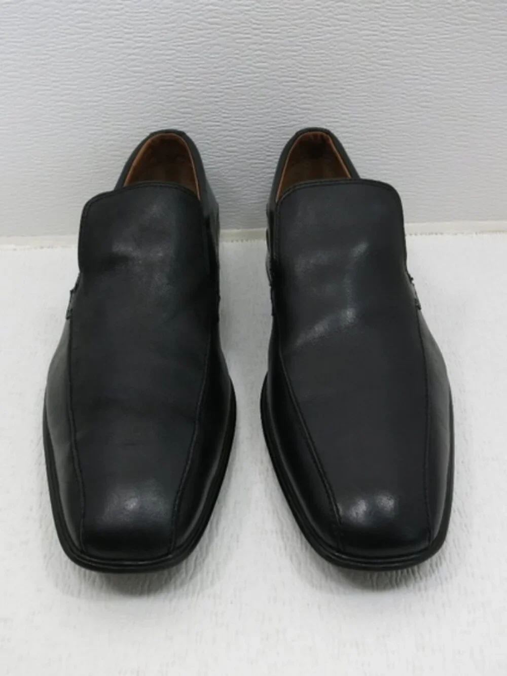 Clarks Flexlight Black Leather Loafers Comfort Dress Footwear Men's Shoes 10 M